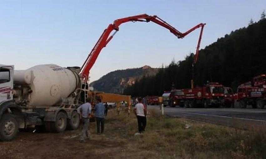 C-H BETON'dan Orman Yangınlarına Karşı Mücadeleye Destek