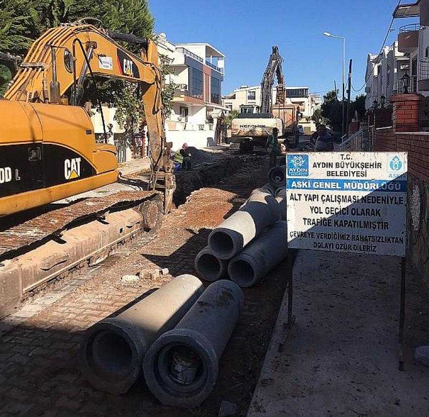 ASKİ Çalışıyor, Aydın'ın altyapısı yenileniyor