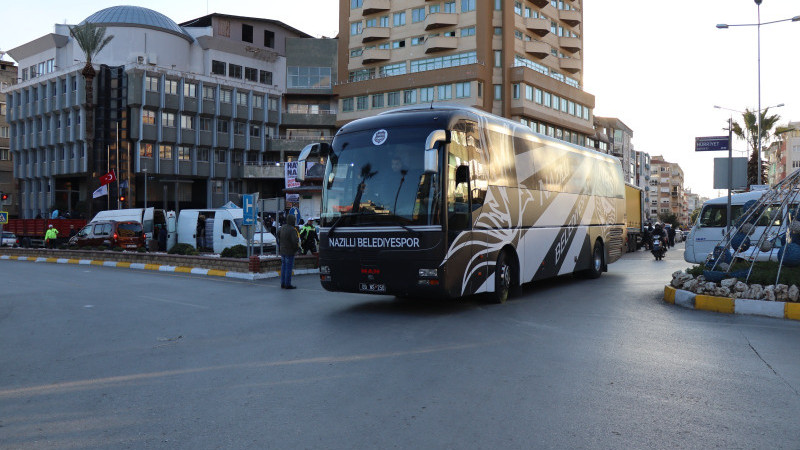 Nazilli Belediyespor’a ait 2 otobüs Hatay ve Elbistan’daki vatandaşları getirecek