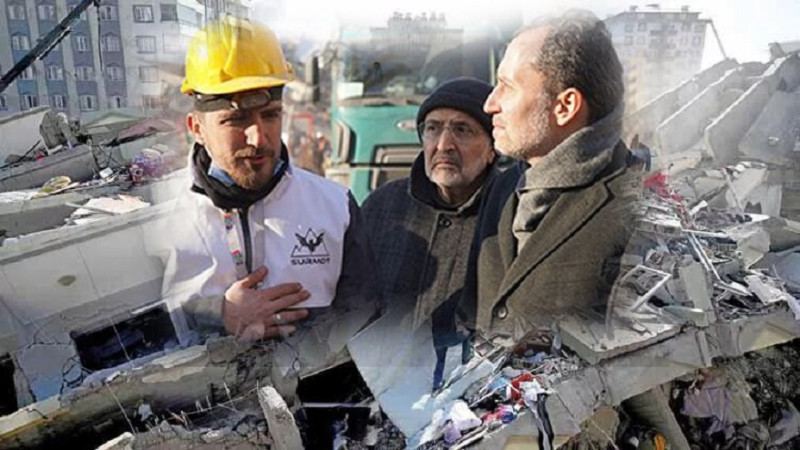 YRP Genel Başkanı Fatih Erbakan, depremzedelerin acılarına ortak oldu