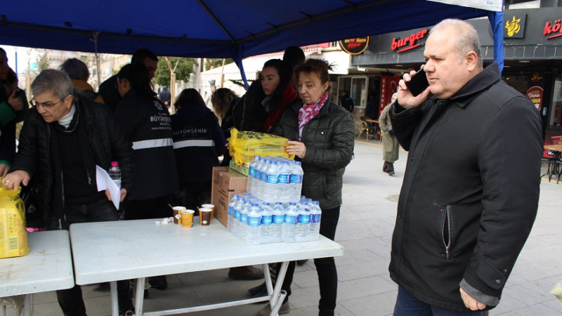 CHP Nazilli’den Aydın Büyükşehir Belediyesinin yardım kampanyasına destek