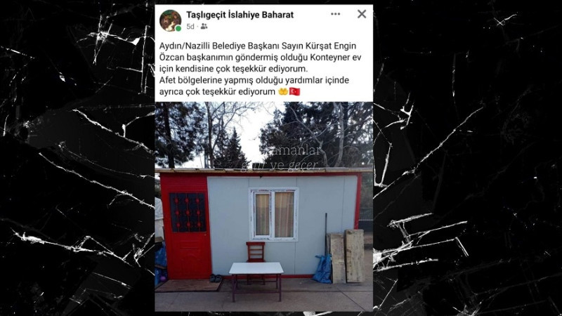 Gaziantep'ten Nazilli'ye duygulandıran teşekkür