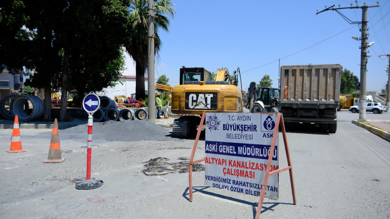 ASKİ ÇALIŞIYOR AYDIN’IN ALTYAPISI GÜÇLENİYOR