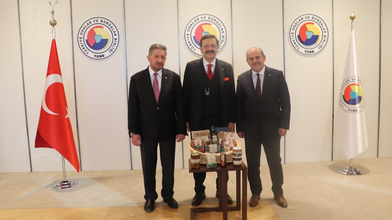 NTO heyeti, TOBB Başkanı M.Rifat Hisarcıklıoğlu’nu ziyaret etti