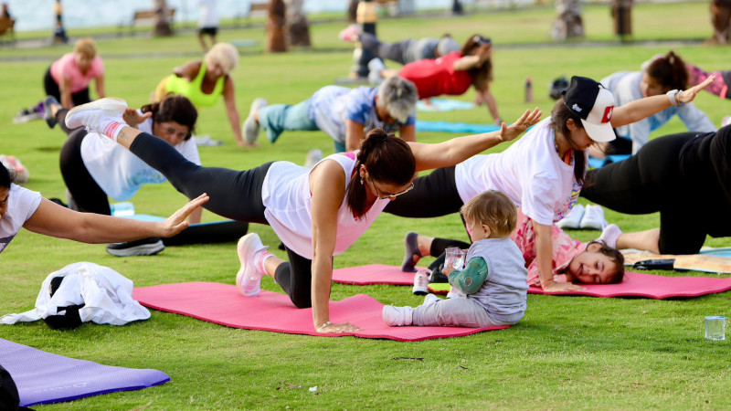 Didim Belediyesi'nin pilates etkinlikleri devam ediyor