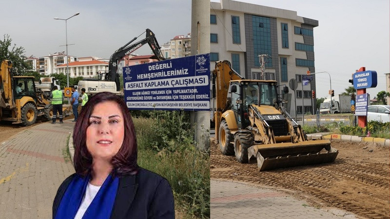 Aydın Büyükşehir Belediyesi, Nazilli Alparslan Türkeş Bulvarı’nda kazı çalışmalarına başladı