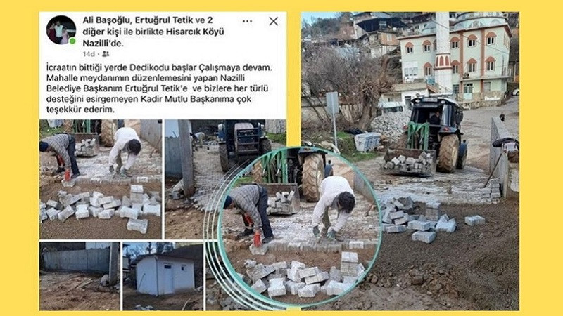 Hisarcık Mahalle Muhtarı Başoğlu'ndan Başkan Tetik'e teşekkür