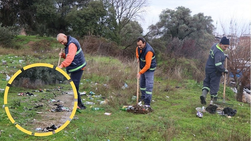 Nazilli Belediyesi'nden Bozyurt Mahallesi'nde temizlik seferberliği