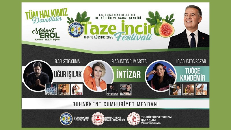 BUHARKENT’TE 18. TAZE İNCİR FESTİVALİ COŞKUSU BAŞLIYOR