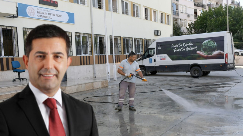 KUŞADASI’NDA OKULLAR YENİ EĞİTİM ÖĞRETİM YILINA HAZIRLANIYOR