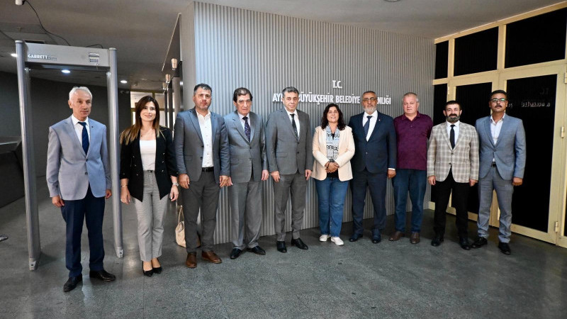 BAŞKAN ÇERÇİOĞLU’NA ESNAF VE SANATKARLAR ODALARI BİRLİĞİ’NDEN ZİYARET