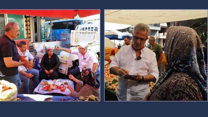 Ertuğrul Başkan’a Salı pazarında sevgi seli