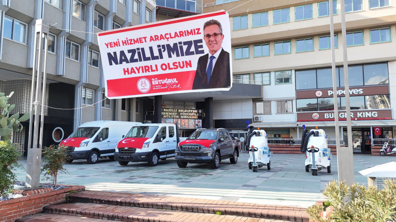Nazilli Belediyesi araç filosunu güçlendirmeye devam ediyor
