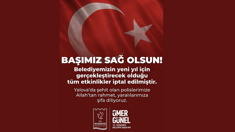 Kuşadası Belediyesi Düzenleyeceği Tüm Yılbaşı Etkinliklerini İptal Etti