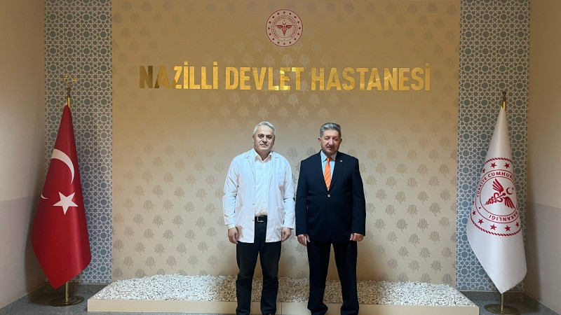 NTO Başkanı Arslan’dan Başhekim Dr. Çalışkan’a Hayırlı Olsun Ziyareti