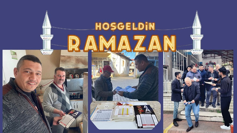 Bozdoğan’da Ramazan Coşkusu: Anahtar Parti’den Anlamlı İmsakiye Dağıtımı