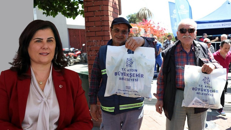 Aydın Büyükşehir Belediyesi binlerce fideyi Nazilli’de vatandaşlara dağıttı