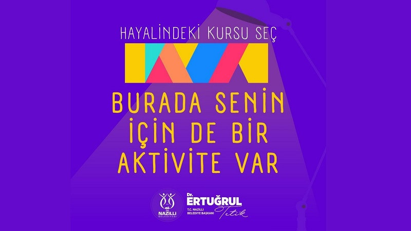 Nazilli Belediyesi’nden 14 branşta ücretsiz kurs 
