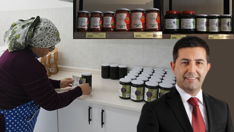 Kuşadalı kadınların el emeği ada market raflarında değerleniyor