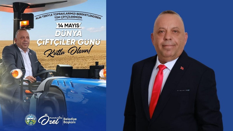 Bozdoğan Belediye Başkanı Mustafa Galip Özel, Dünya Çiftçiler Gününü kutladı